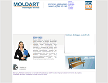 Tablet Screenshot of moldart.com.br